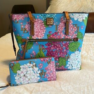 Dooney & Bourke floral purse and wallet